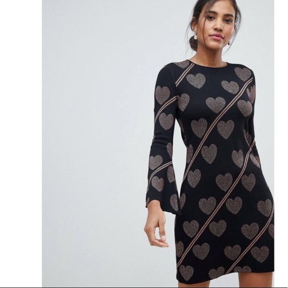 ted baker heart dress